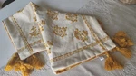Better Homes And Gardens Gold Tassels Euro Pillow Sham 26" X Embroidered. Fixed Price $13.99.