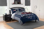 Northwest New England Patriots Full/queen Printed Comforter Set. Fixed Price $89.99.
