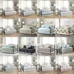Boho Floral Daybed Bedding Set 6 Piece Reversible Quilt With Bedskirt & Shams. Fixed Price $68.39.