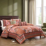 Bebejan Rossana 100% Cotton Sateen 5 Piece Reversible Comforter Set. Fixed Price $139.99.