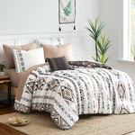 Comforter Set King 7 Pieces Boho Brown Reversible Aztec Bedding Sheets Geniospin. Fixed Price $154.99.