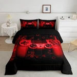 Gamer Comforter Set Queen Size Boys Gaming Bedding Kids Teens 3 Pcs. Fixed Price $77.99.