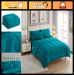 5-PIECE Twin Comforter Set Soft Down Alternative, Luxurious Microfiber Sheets,. Fixed Price $71.99.