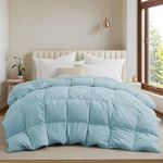 King Size Goose Feather Down Fiber Forter - Pinch Pleat Duvet. Fixed Price $84.49.