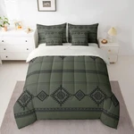 Feelyou 7 Piece Bedding Set Full Size Southwestern Native Comforter. Fixed Price $60.91.