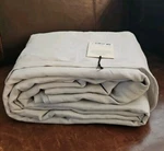 Banana Republic Home Fine Linen King Duvet Cover Vapor Light Gray ...100%. Fixed Price $107.17.