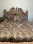 Vintage Croscill 6 Piece King Comforter Set Damask Jacquard Rare. Fixed Price $235.00.