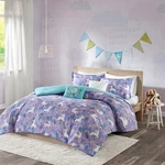 Intelligent Design Kids Lola Unicorn Cotton Comforter Set. Fixed Price $129.99.
