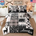 Erosebridal Rustic Deer Bedding King Cabin Lodge 7 Pieces Bag - 1. Fixed Price $106.00.