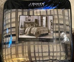 New J York 'structure'-queen SIZE-4 Piece Quilt Set. Fixed Price $279.00.