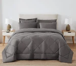 Oversized Grey Full/queen 3-PIECE Comforter Set Ultimate. Fixed Price $113.99.