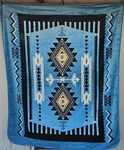Indian Design Southwestern G5030 Turquoise Queen Blanket Bedspread. Fixed Price $58.32.