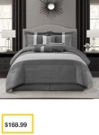 Nanshing CORELL7X-Q-GRY 7PCS Queen Comforter Set- Brand New. Fixed Price $53.99.