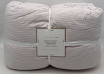 Pottery Barn Teen Washed Cotton Ruffle Stripe / Queen Comforter Powdered Blush. Fixed Price $139.45.