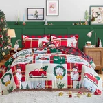 Holiday/traditional Colorful Christmas Pattern Comforter Sets - Gg Home. Fixed Price $25.99.