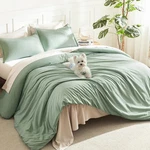 Litanika Queen Set Sage Green, 3 Pieces Lightweight. Fixed Price $46.58.