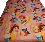 Disney Princess Twin Comforter/blanket Cinderela/ Ariel/belle/rapunzel 76"X86". Fixed Price $30.00.