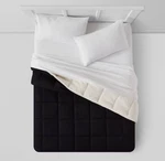 Room Essentials Faux Shearling Reversible Comforter Sherpa Black Twin XL*A-1. Fixed Price $25.99.