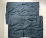 Nwot Bokser Home French Linen Pillow Shams Set Of 2 Baltic Blue 100% New. Fixed Price $23.96.