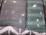Intelligent Design Twin/txl Comforter Set Gray Aqua Geometric Sham Pillow. Fixed Price $30.00.
