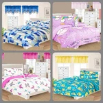 6/8-PC Printed Comforter Bedding Set Kids And Teens With Furry Teddy. Fixed Price $32.30.