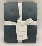 Pottery Barn Tencel Lyocell Quilted Sham King Steel Blue #J4127. Fixed Price $54.66.