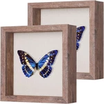 Shadow Box Fre With Linen Ba - Sturdy Memory Display Case. Fixed Price $18.19.