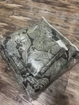Croscill Royalton Chocolate & Blue Queen Comforter Set Damask. Fixed Price $199.00.