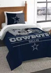 Northwest Nfl Dallas Cowboys Draft Comforter Set, Full/queen. Fixed Price $84.99.
