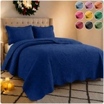 Luxury Cooling Bedspread Quilt Set Lightweight Summer Coverlet Throw Queen King. Fixed Price $28.95.