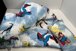 Pottery Barn Kids Marvel Heros Twin Comforter Set Glow The Dark 100% Org Cott. Fixed Price $60.00.