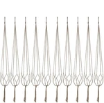 10PCS 40IN Macrame Plant Hangers Jute Rope Indoor Outdoor Natural. Fixed Price $19.52.