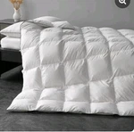 Maxicozy Cloud Down Fiber Comforter King Size 106X 90 Hungarian White Goose. Fixed Price $125.95.