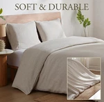 Dapu Pure Stone Washed Linen Duvet Cover Set 100% French Queen Msrp $139. Fixed Price $99.99.