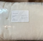 Pottery Barn Knit Velvet Quilted Comforter King/cal Solid White Retail $349. Fixed Price $199.97.