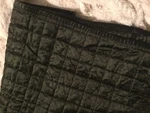 Two Project 62 Grid Stitch Velvet Shams Standard Army Green Pillow. Fixed Price $79.99.