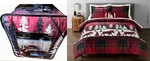 $220 Cuddl Duds Red Lodge Plaid Comforter Set Flannel Moose Bear Tree F/queen 4P. Fixed Price $139.97.
