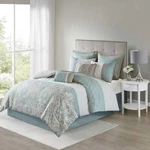 510 Design Luxe Quilted Comforter Set Modern Transitional All Season Down. Fixed Price $110.94.