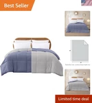 Reversible Comforter Twin Size Microfiber Season Hypoallergenic Cozy Bedding. Fixed Price $42.46.