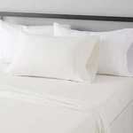 Amazonbasics Lightweight Super Soft 3 Piece Microfiber Sheet Set, Twin, Cream. Fixed Price $9.99.