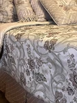 Comforter Set 7 Pc Q/f Vintage Neutral Pallet Tassels Cording Monmartre Paris Rh. Fixed Price $172.98.