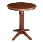 International Concepts 30" Round Pedestal Counter Height Dining Table. Fixed Price $352.73.
