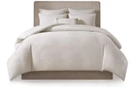Natori Hanae King Cotton Blend Yarn Dyed 3-PC Comforter Set Olliix NS10-3244. Fixed Price $125.00.