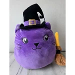 Huge Members Mark Squishy 25" Cat Halloween Witch Plush Pillow Decor Purple. Fixed Price $29.75.