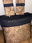 Ralph Lauren Anderson Paisley 3PC Comforter Set Full/queen Neutral-navy 300TC. Fixed Price $259.99.