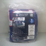 Nfl Ny Giants, Twin 5 Piece Bedding Set (64IN X 86IN). Fixed Price $54.99.