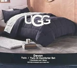Ugg Devon Twin/twin Xl Navy Blue Comforter Set 66 X90 New. Fixed Price $109.99.