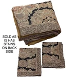 Bombay Company Tenali 3 Piece Queen Size Comforter & Shams *read Condition As Is. Fixed Price $80.00.