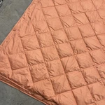 The Company Store Two Twin Goose Down Blankets/comforters 62X86" Orange Peach. Fixed Price $130.00.