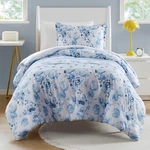 Intelligent Twin Duvet Cover Set, Vintage Floral & Stripes Design, Sol.... Fixed Price $37.52.